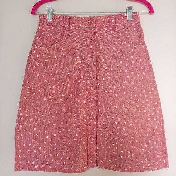 Cute Floral Summer Skirt, Size S - Picture 1 of 10